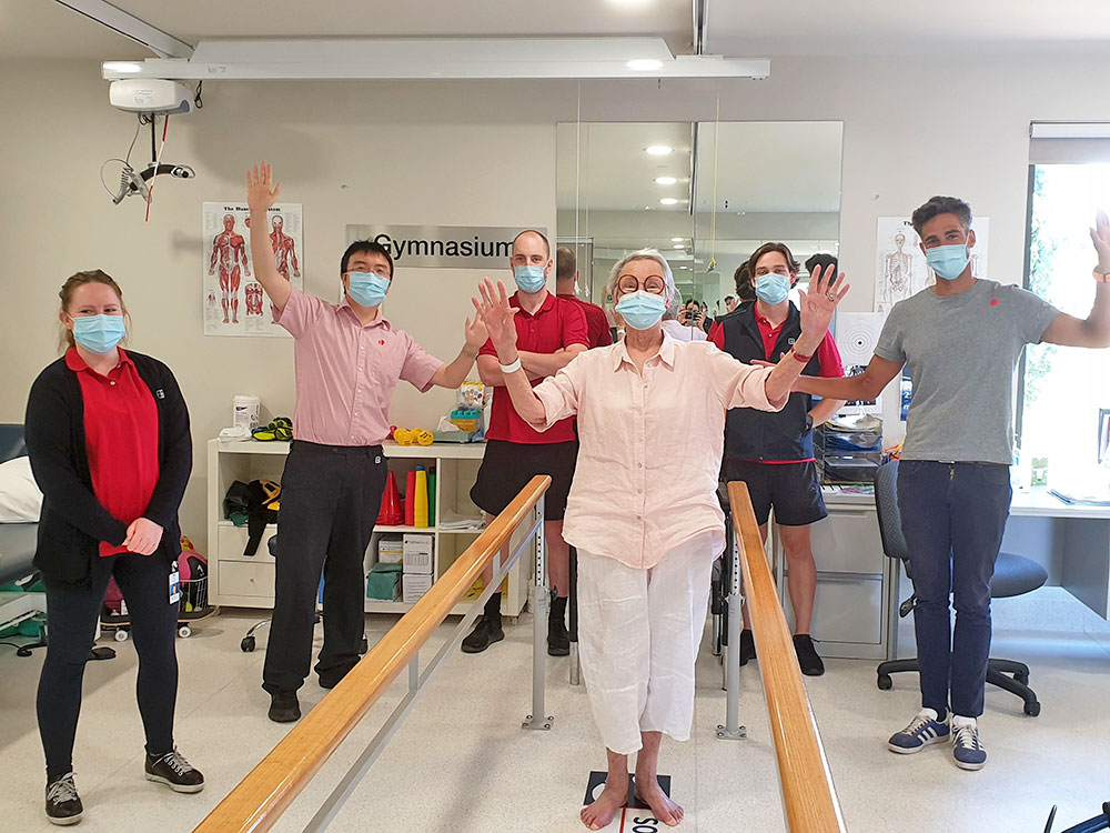 Shepparton Private Hospital helps local legend return home after stroke